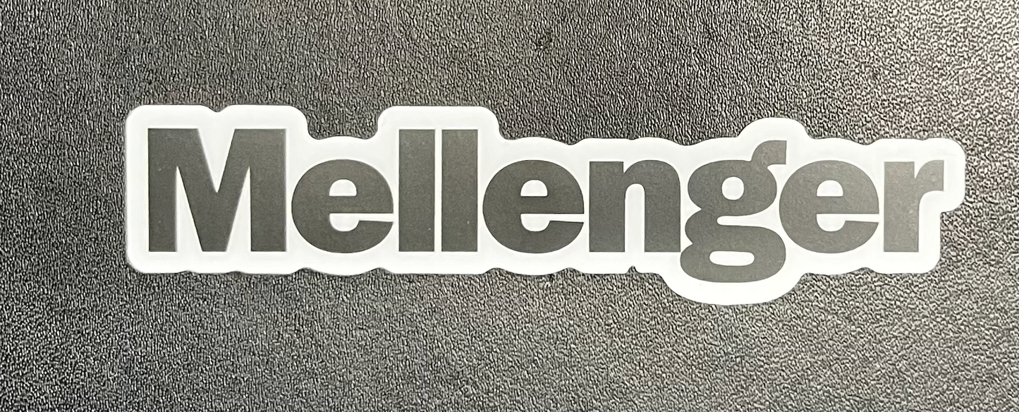 Mellenger sticker