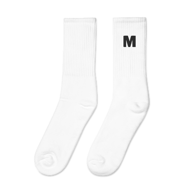 Mellenger Logo Embroidered socks