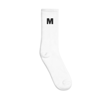 Mellenger Logo Embroidered socks